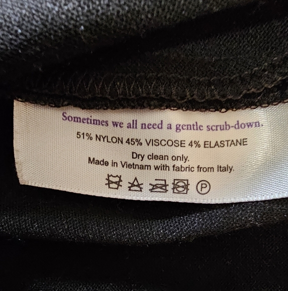 M.M. Lafleur Charcoal Gray Sleeveless Dress Nylon Viscose Elastane SZ 14 - Picture 8 of 9